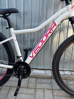 Dámsky horský bicykel Vedora Miss 700 29” ružovo-biely - 6