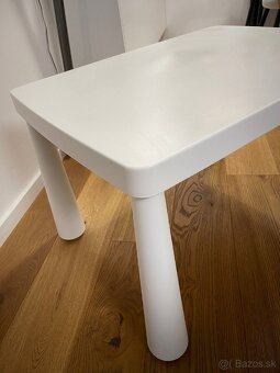 Detsky nový IKEA stolík, stolička, taburet MAMMUT - 6