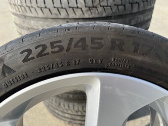 Letná sada R17 5x112, CONTINENTAL 225/45 R17 3,6mm - 6