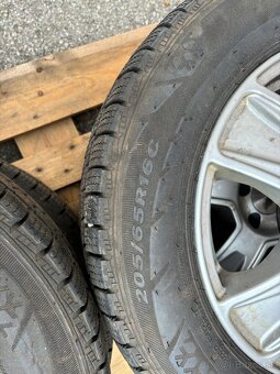 Hliníkové disky na dodávku (Vito) + zimné gumy 205/65 R16C – - 6