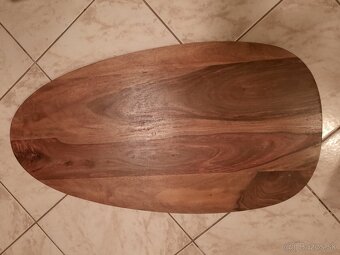 Set 2 stolíkov oval palisander  / konferenčný stolík - 6