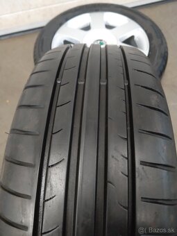 Alu ŠKODA 16" + pneu SUPER stav,originál. - 6