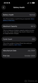 Predám Apple iPhone 16 128gb + Apple Watch 9 45mm + prísluše - 6