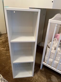 Prebalovací pult s policovým dielom a podložkou IKEA - 6