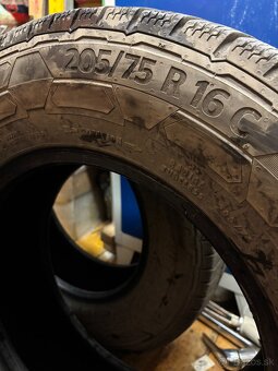 Predám zimné pneumatiky 205/75R16C - 6