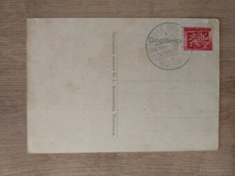 pohľadnice Kostelníček, Hlinka, slovenský štát, dobytčí pas - 6