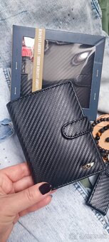 Kožená čierna peňaženka PeTerson - 6