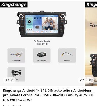 2din kingchange android 14 toyota corola b15 - 6