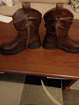 Kožené členkove čižmy - 6