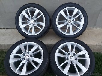 5x112 7Jx17 ET49 - disky original ŠKODA model TRIUS - 6