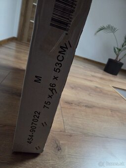 Dog Fantasy klietka skládacia čierná 2 dverová M 75 x 46 x 5 - 6