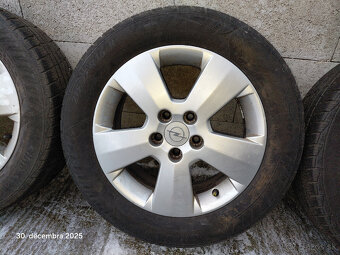 Sada ALU diskov Opel + zim. pneu, rozteč 5 x 110 R16 ,  ET41 - 6