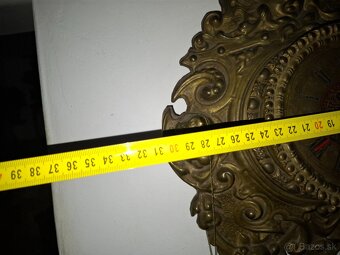 Predám funkčné starožitné bronzové hodiny KIENZLE 75 € - 6