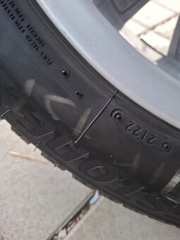 Alu disky 5x112 R17 Škoda Stratos + 215/55 R17 zimné pneumat - 6