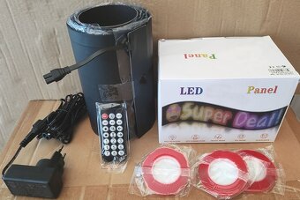 Farebná svetelná LED reklama pútač pás ohýbateľný flexibilný - 6