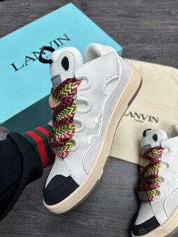 Lanvin Curb suede trim tenisky full balenie - 6