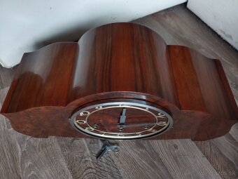 Krbové stolní hodiny Německo starožitný - 6