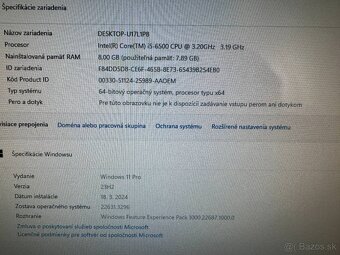 Počítač DELL.Intel i5-6500 4x3,20GHz.8gb ram.256g SSD+500gb - 6