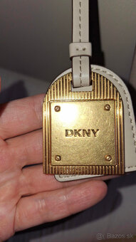 béžová kožená kabelka DKNY - nová - 6