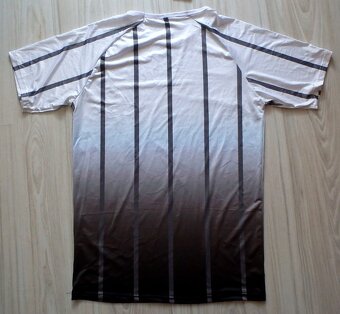 Elastické biele pruhované tričko, L/XL/XXL - 6