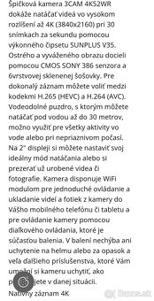 Akčná kamera Sencor 3CAM 4K52WR + komplet balenie - 6
