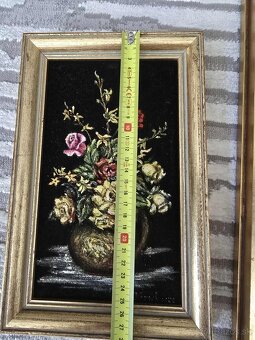 3x obraz maľba na zamate - 6