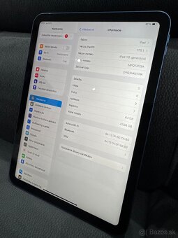 Nový Apple iPad 10.Gen 10.9”64gb Wifi Blue - 6