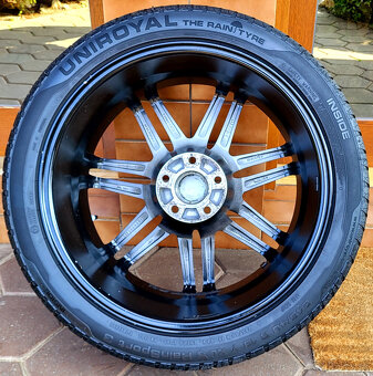 alu R19 5x112, letné pneu 245/40, Audi + Mercedes - 6