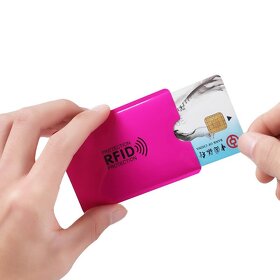 Bezpečnostný obal blokujúci RFID a NFC signál (PVC) - 6