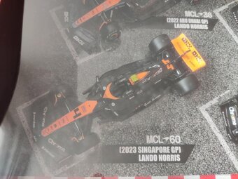 McLaren Formula 1 Team Lando Norris 4x 1:43 - 6