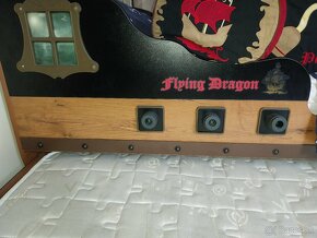 Pirátska detská posteľ Black Pirate CILEK - 6