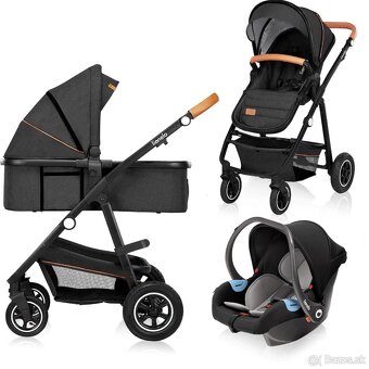 Kočík LIONELO 3-in-1 Amber Grey Graphite - 6