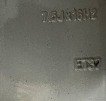 5x112 R16 7,5J ET37 Audi originál - 6
