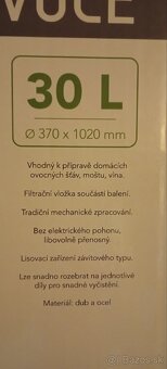 Lis na hrozno 30l preš - 6