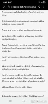 Turisticky nosic pre deti Zopa - 6