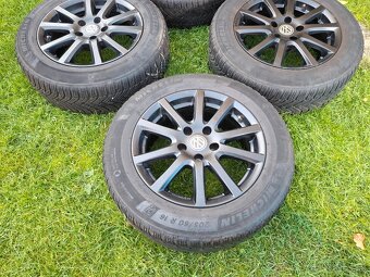 16" ALU 5x112 na VW Touran a iné + 205/60 r16 7,5mm - 6
