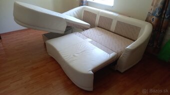 Kožená rohová sedačka - 6