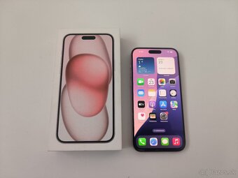 apple iphone 15 128gb Pink / Batéria 91% - 6