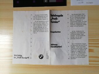 BMW E32 - desková hra Profiturnier - RARITA - 6