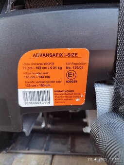 Britax Römer Advansafix i-size 76 - 150cm - 6