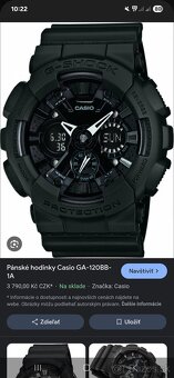 Pánske hodinky G-SHOCK GA-120BB-1A Black - 6