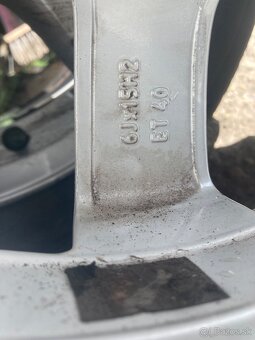 Predám originál hlinnikove disky VW Polo - 6