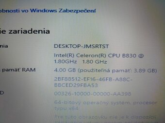 predám základnú dosku pre notebook Toshiba satellite c850 - 6