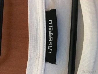 KARL LAGERFELD originál pánske tricko white XL - 6