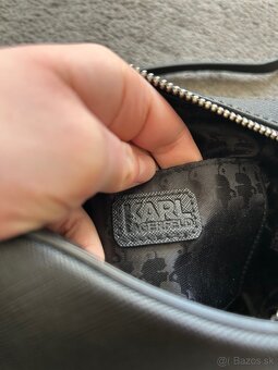 Krásna čierna kabelka Karl Lagerfeld - 6