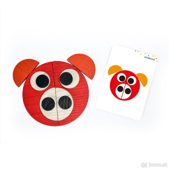 Drevená mozaika pre deti, nová, nerozbalená - 6