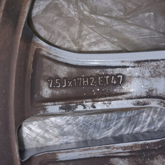 Hliníkové Mercedes disky 5x112 R17 7,5J ET47 - 6