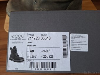Kožené zimné topánky Ecco v. 40 - 6