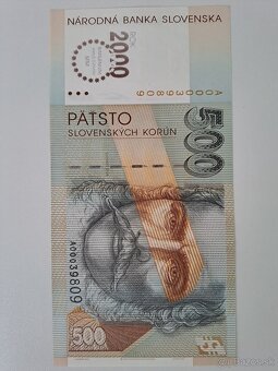 Slovenské bankovky - Edícia "Milenium 2000" - 6