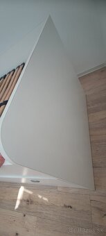 Posteľ biela rozkladacia so šuflikmi - 6